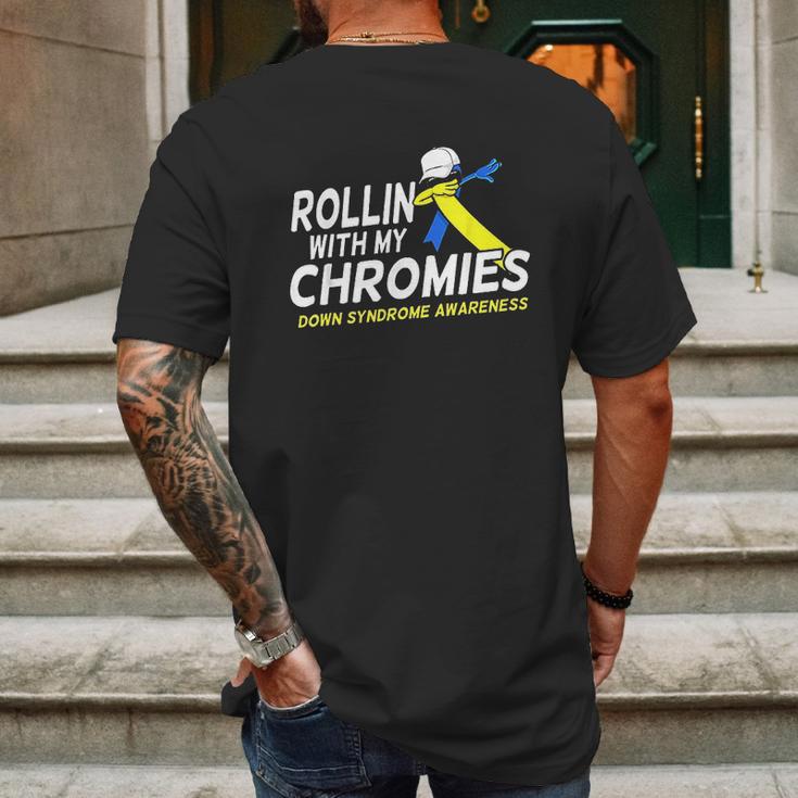 Rolling With My Chromies Mens Back Print T-shirt Gifts for Men