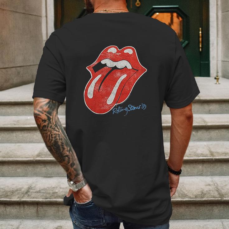 Rolling Stones The 89’ Distressed Print Tongue Mens Back Print T-shirt Gifts for Men