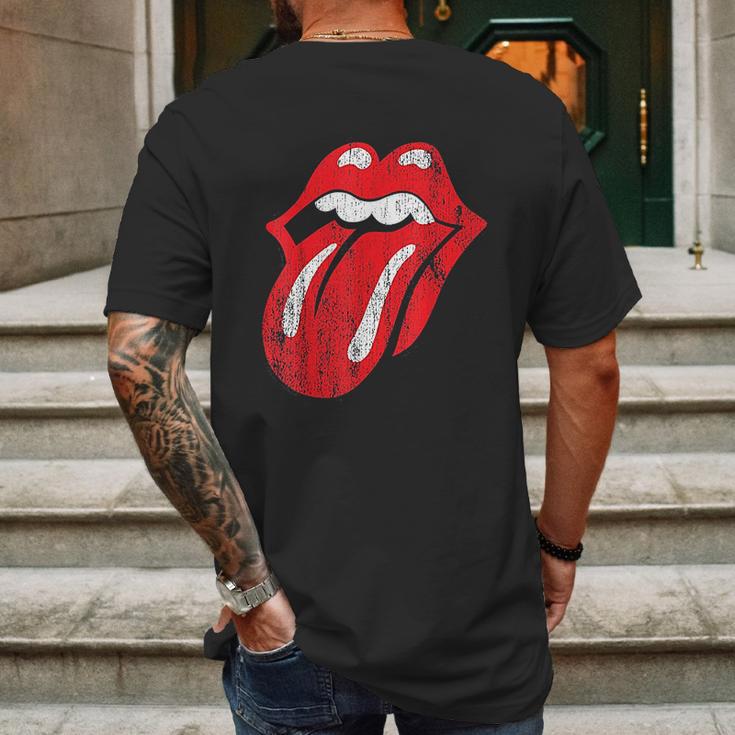 Rolling Stones Official Distressed Tongue Mens Back Print T-shirt Gifts for Men