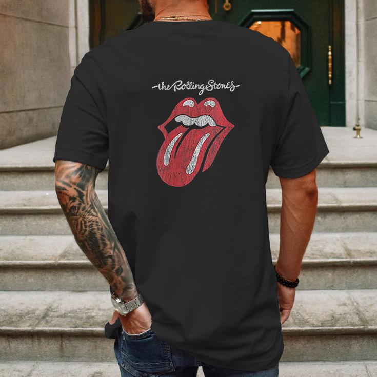 Rolling Stones Official Script Tongue Mens Back Print T-shirt Gifts for Men