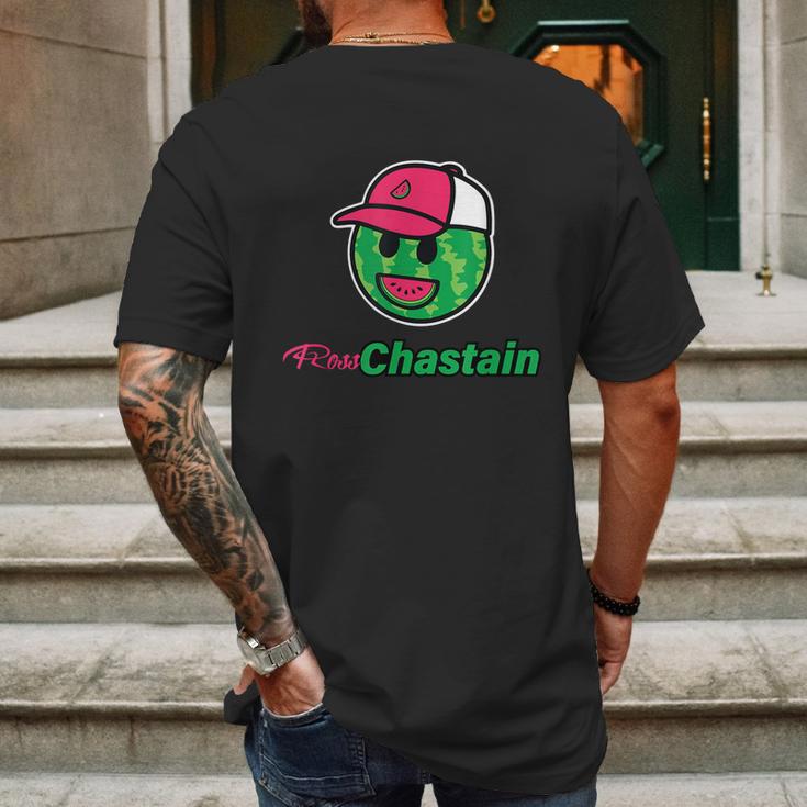 Ross Chastain Funny Melon Man Mens Back Print T-shirt Gifts for Men