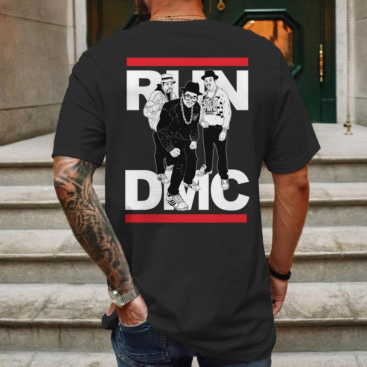 Run Dmc Art Mens Back Print T-shirt Gifts for Men