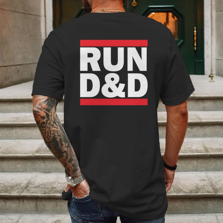 Run Dungeons And Dragons Shirt Mens Back Print T-shirt Gifts for Men