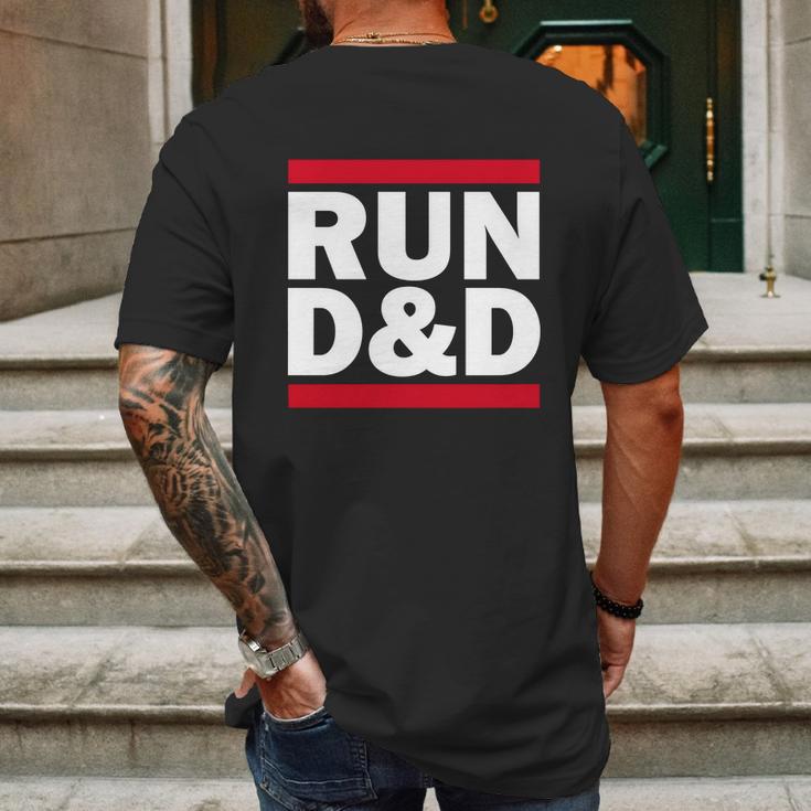 Run Dungeons And Dragons T-Shirt Mens Back Print T-shirt Gifts for Men