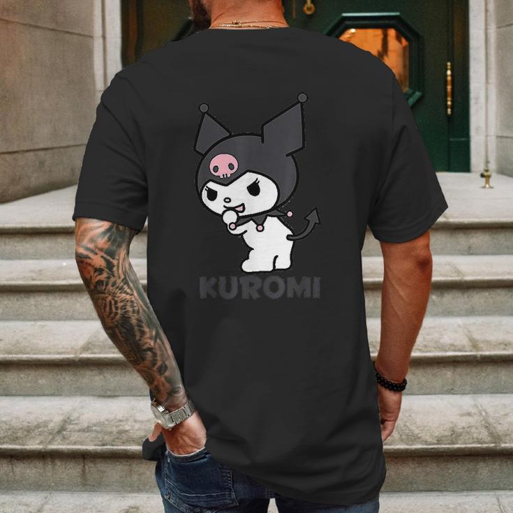 Sanrio Kuromi Backside Logo Mens Back Print T-shirt Gifts for Men