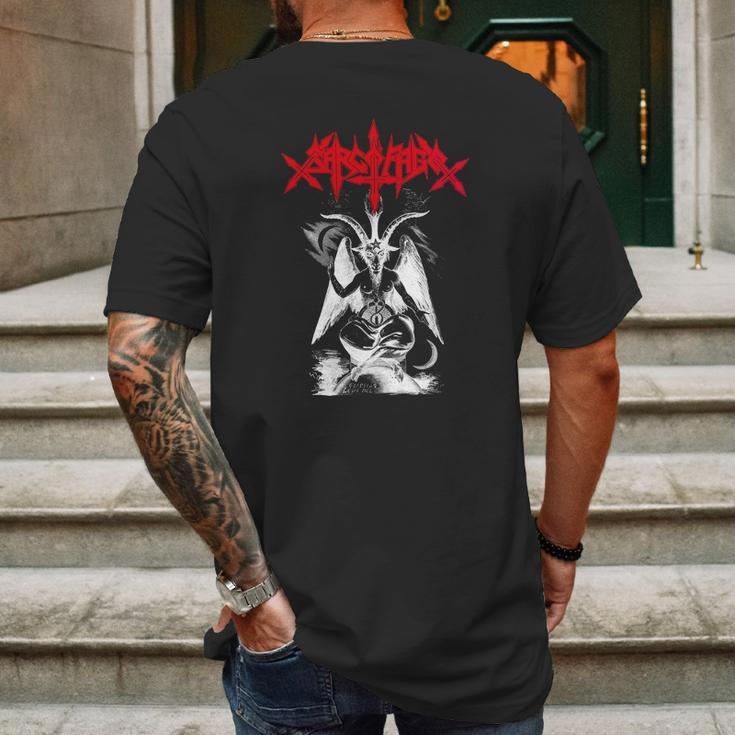 Sarcofago Goat Of Mendes Mens Back Print T-shirt Gifts for Men