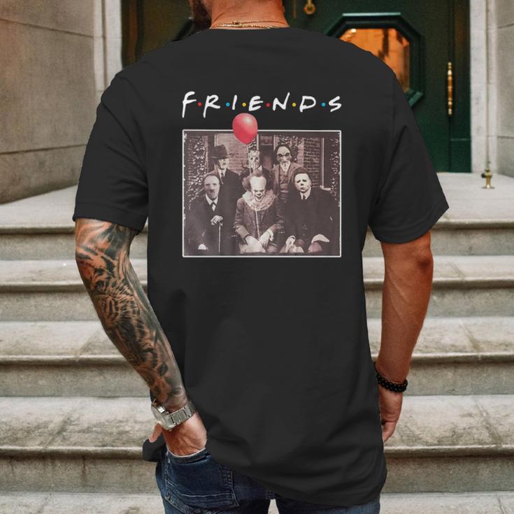 Scariest Horror Movie Characters Friends Shirt Mens Back Print T-shirt Gifts for Men