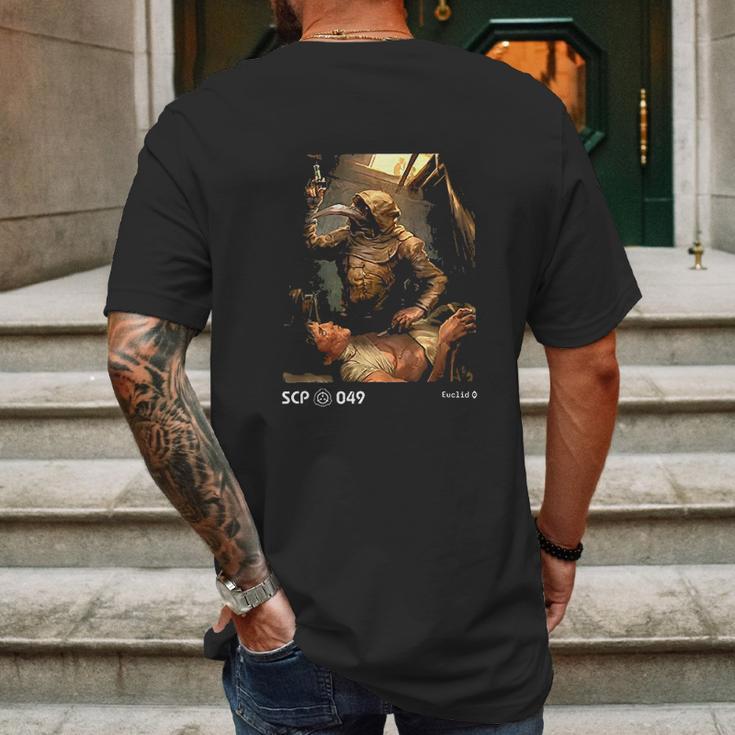 Scp 049 Mens Back Print T-shirt Gifts for Men