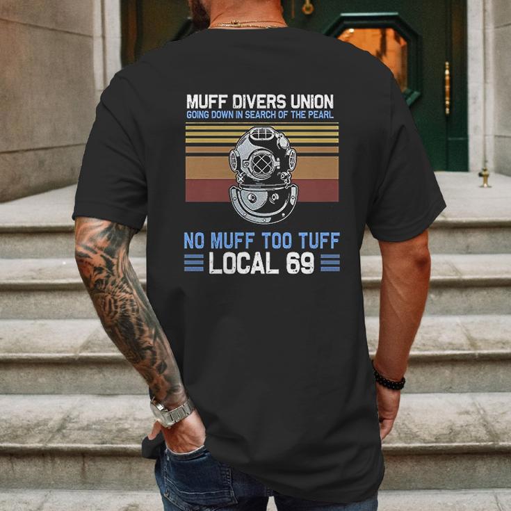 Scuba Diving Scuba Muff Divers Union Mens Back Print T-shirt Gifts for Men