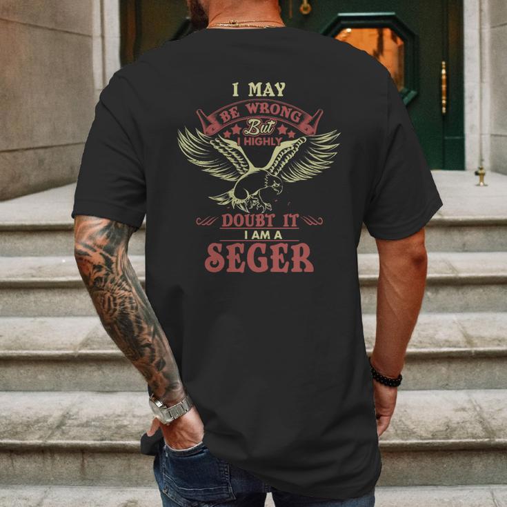 Seger Seger Tshirt Seger Hoodie Mens Back Print T-shirt Gifts for Men