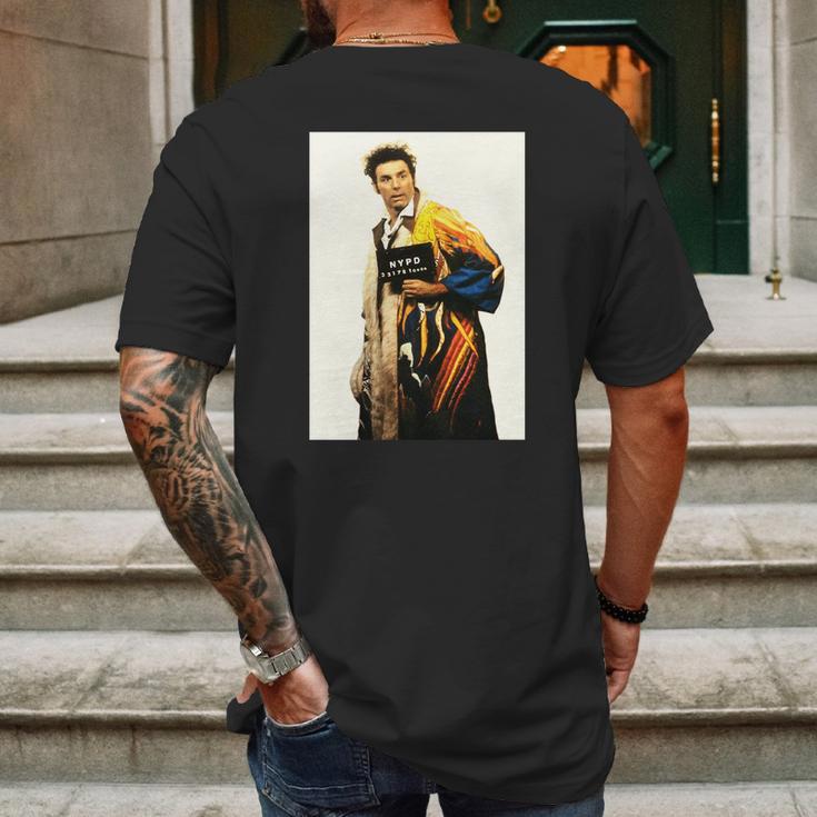 Seinfeld Kramer Portrait As A Pimp Black Mens Back Print T-shirt Gifts for Men