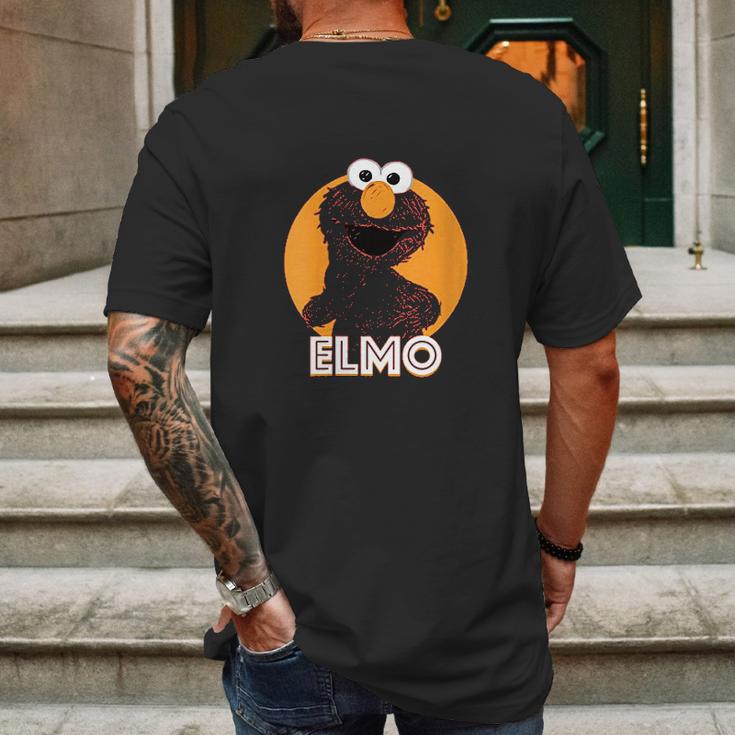 Sesame Street Elmo Scribble Mens Back Print T-shirt Gifts for Men