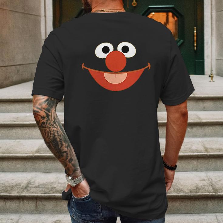 Sesame Street Ernie Face Mens Back Print T-shirt Gifts for Men