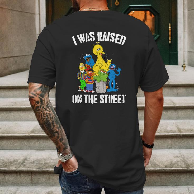 Sesame Street Everything I Know I Learned On The Streets Mens Back Print T-shirt Gifts for Men