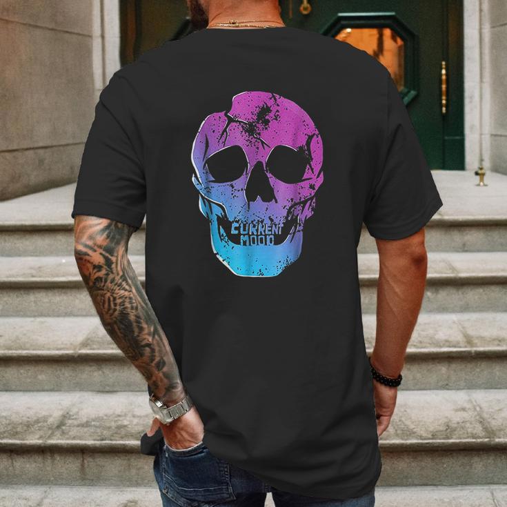 Shane Dawson Current Mood Skull Mens Back Print T-shirt Gifts for Men