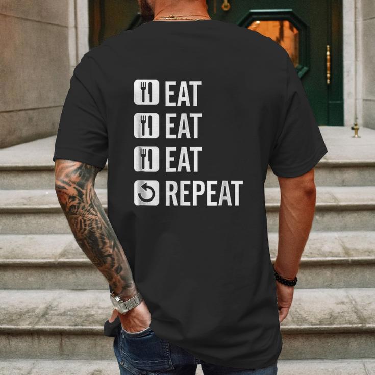 Shane Dawson Eat Eat Eat Repeat Mens Back Print T-shirt Gifts for Men