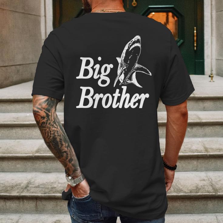 Shark Big Brother Logo Mens Back Print T-shirt Gifts for Men