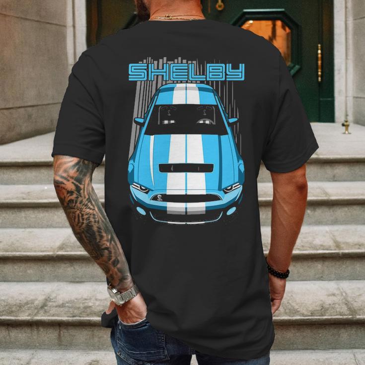 Shelby Gt500 S197 Grabber Blue Mens Back Print T-shirt Gifts for Men