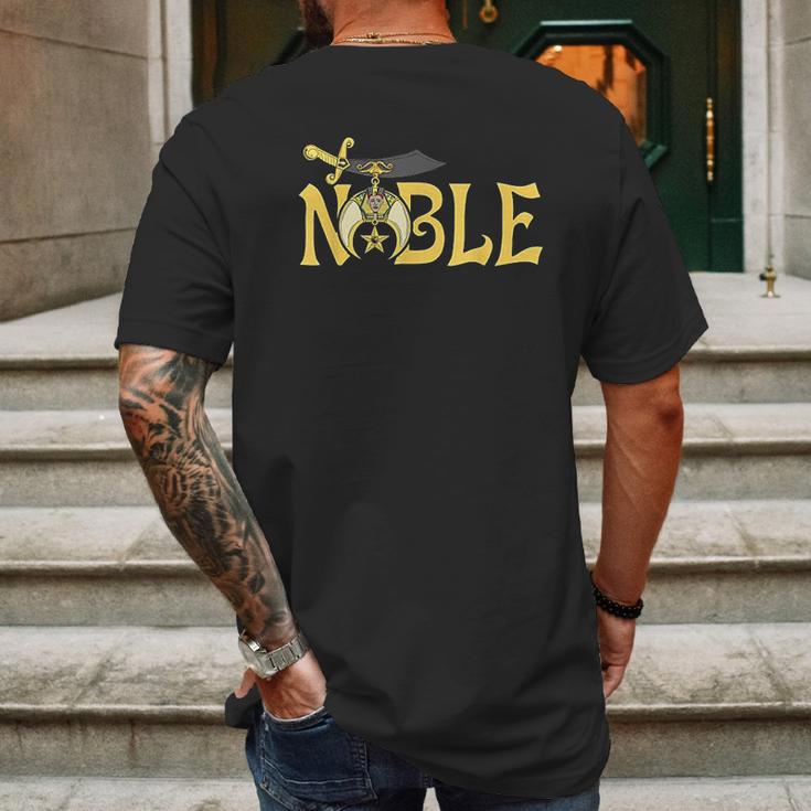 Shriner Noble Symbol Mens Back Print T-shirt Gifts for Men