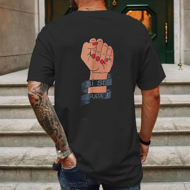 Si Se Puede Graphic Mens Back Print T-shirt Gifts for Men