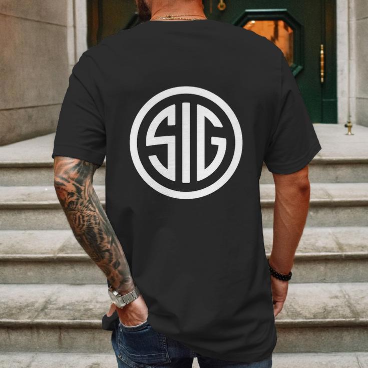 Sig Sauer Cotton Graphic Match With Your Hat Mens Back Print T-shirt Gifts for Men