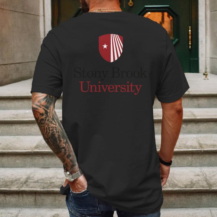 Simple Logo Stony Brook University 2020 Mens Back Print T-shirt Gifts for Men