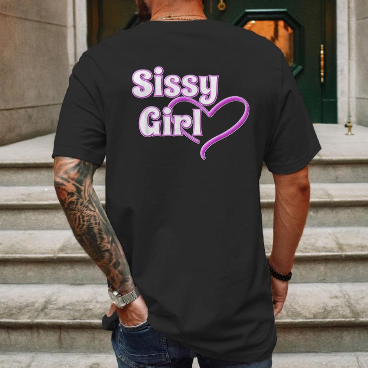 Sissy Girl Bdsm Fetish Wear Femdom Sissies Kinky Gift Mens Back Print T-shirt Gifts for Men