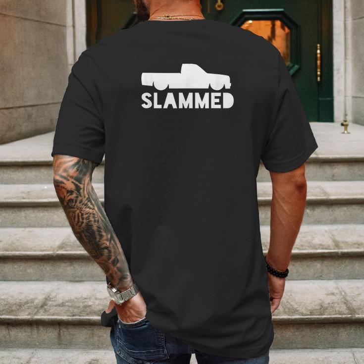 Slammed Lowrider Mini Truck Mens Back Print T-shirt Gifts for Men