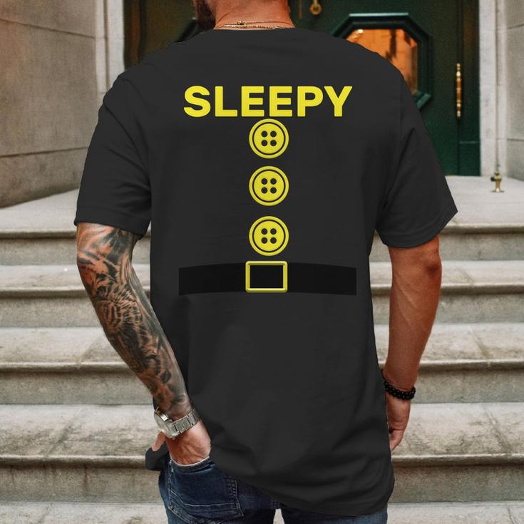 Sleepy Dwarf Mens Back Print T-shirt Gifts for Men