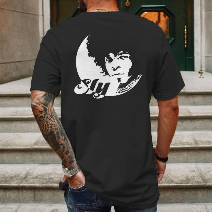 Sly And The Family Stone T-Shirt Mens Back Print T-shirt Gifts for Men