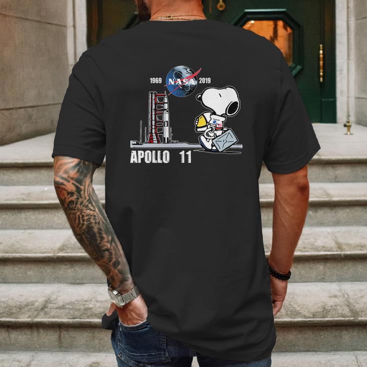 Snoopy 1969 Nasa 2019 Apollo 11 Shirt Mens Back Print T-shirt Gifts for Men