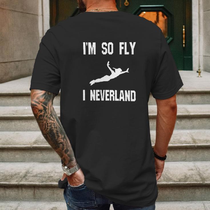 I Am So Fly I Neverland Soft Mens Back Print T-shirt Gifts for Men