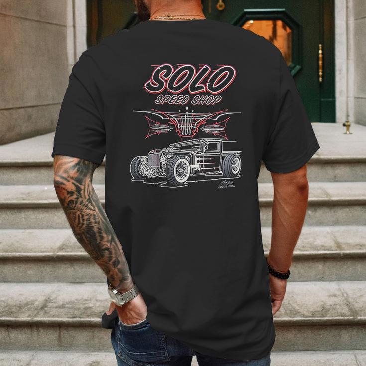 Solo Speed Mens Back Print T-shirt Gifts for Men