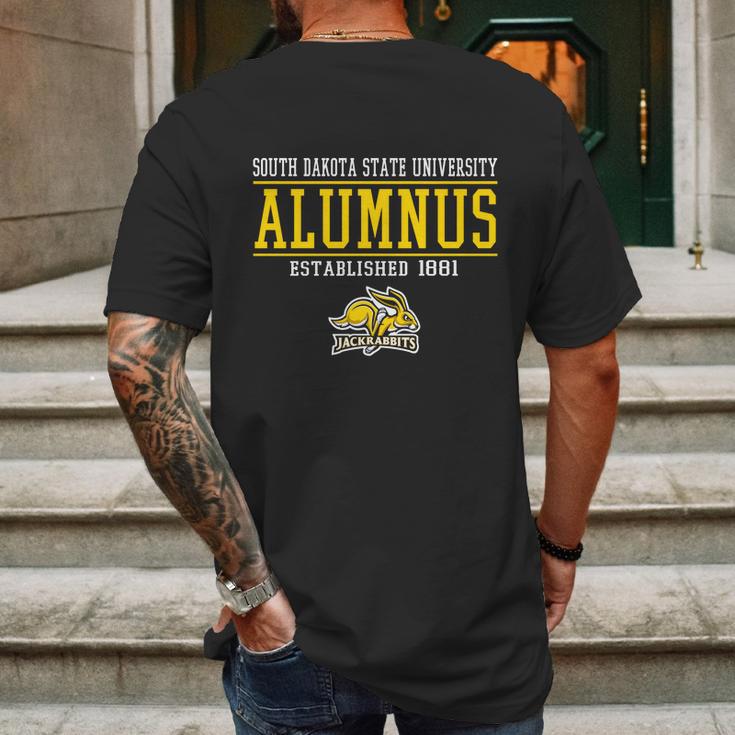 South Dakota Alumnus Mens Back Print T-shirt Gifts for Men