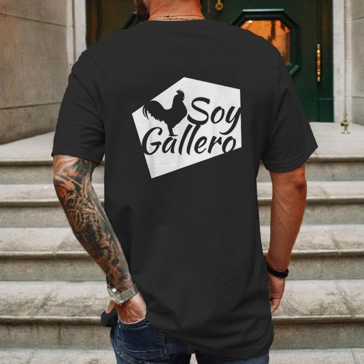 Soy Gallero Rooster Mens Back Print T-shirt Gifts for Men