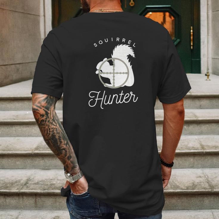 Squirrel Hunter Funny Gift Mens Back Print T-shirt Gifts for Men