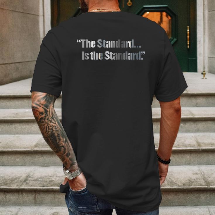 The Standard Is The Standard Pittsburgh Football Mens Back Print T-shirt Gifts for Men