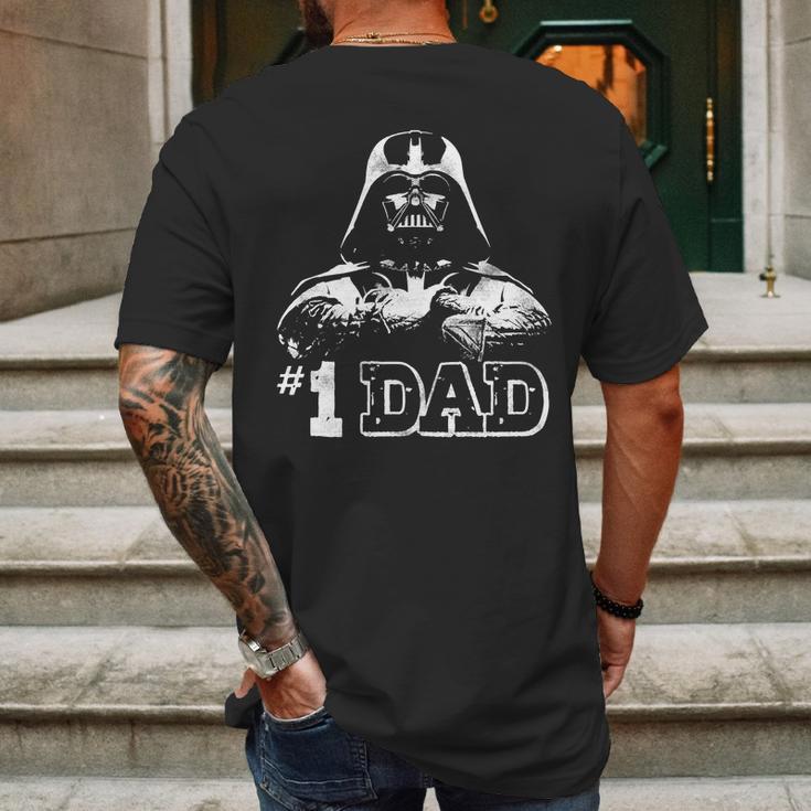 Star Wars Vader 1 Dad Vintage Fathers Day Graphic T-Shirt Mens Back Print T-shirt Gifts for Men