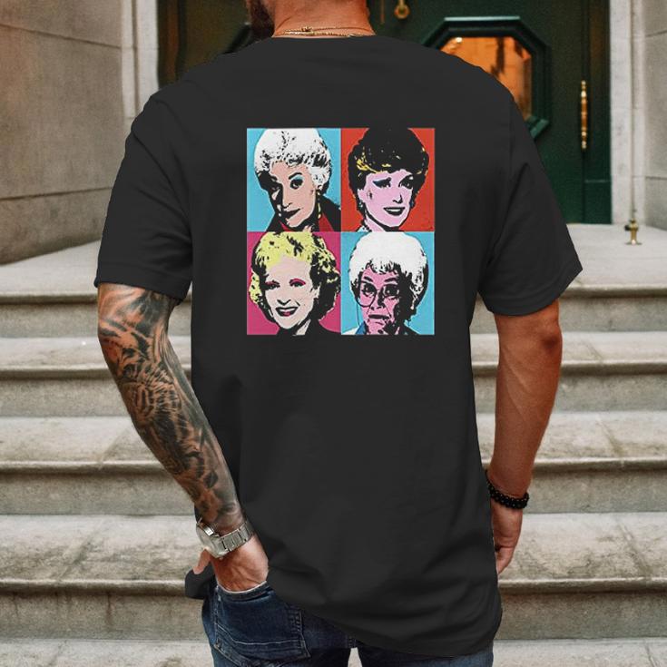 Stay Golden Girls Mens Back Print T-shirt Gifts for Men