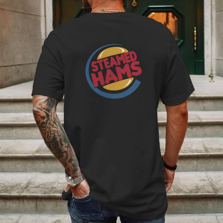 Steamed Hams Simpsons Steamed Hams Burger King Principal Skinner Seymour Skinner Superintendant Chalmers Mens Back Print T-shirt Gifts for Men