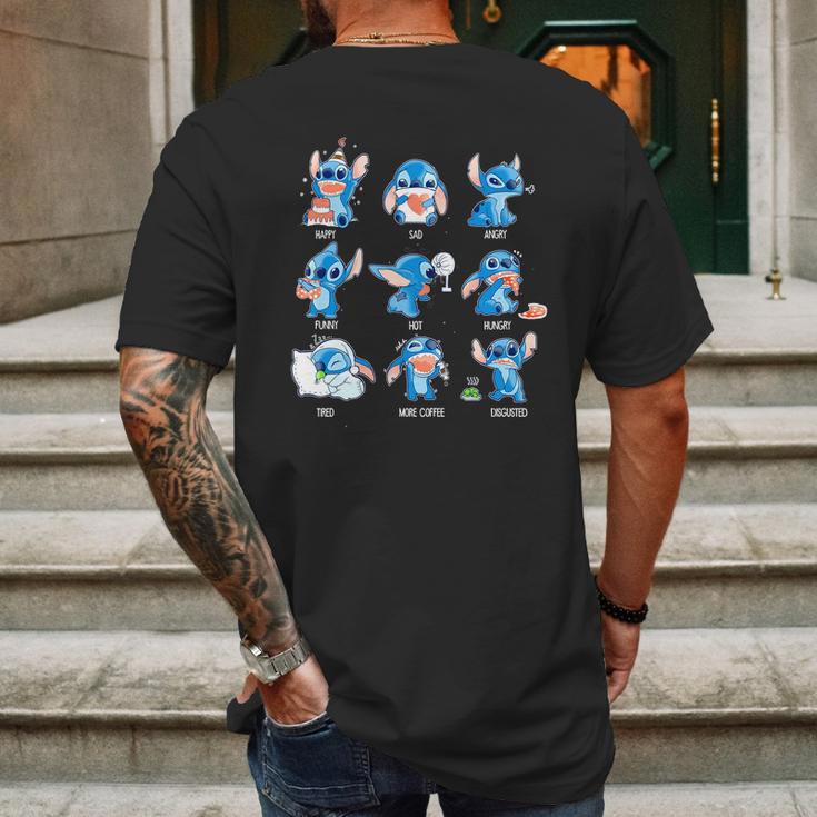 Stitch Today I Feel Mens Back Print T-shirt Gifts for Men