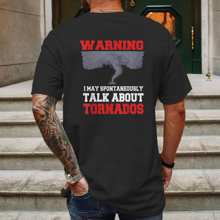 Storm Chaser Shirt Funny Tornado Twister Quote Gift Mens Back Print T-shirt Gifts for Men