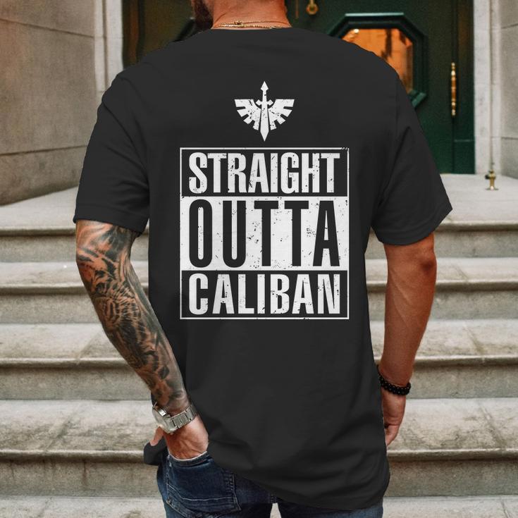 Straight Outta CalibanShirt Long Sleeve Hoodie Sweatshirt Mens Back Print T-shirt Gifts for Men