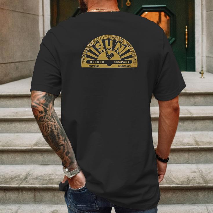 Sun Records Mens Back Print T-shirt Gifts for Men