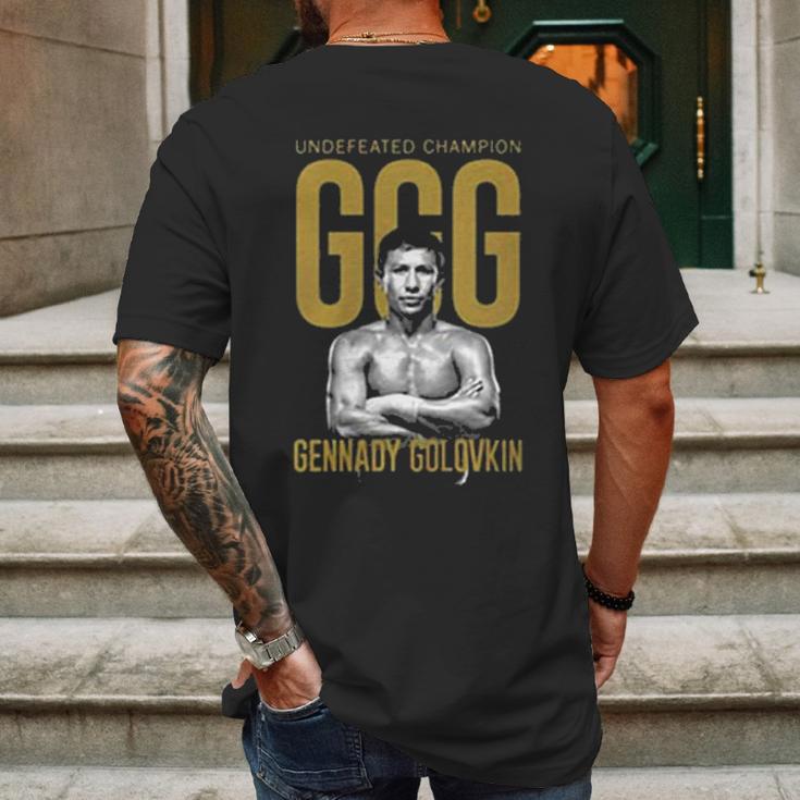 Super Gennady Golovkin Mens Back Print T-shirt Gifts for Men