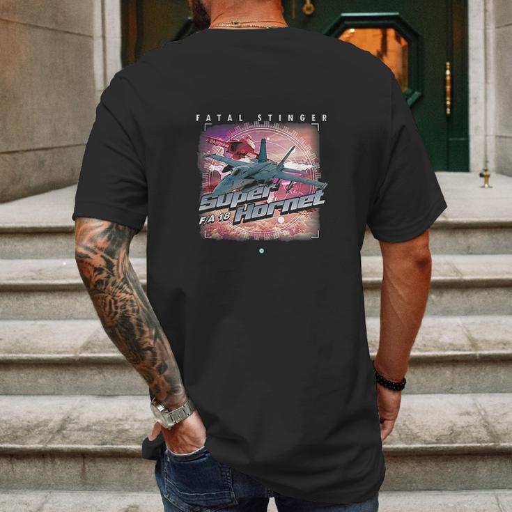 Super Hornet Fatal Stinger Mens Back Print T-shirt Gifts for Men