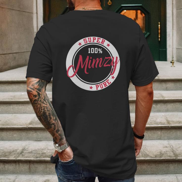 Super Mimzy 100 Percent Pure Star Seal Great Family Gift Mens Back Print T-shirt Gifts for Men