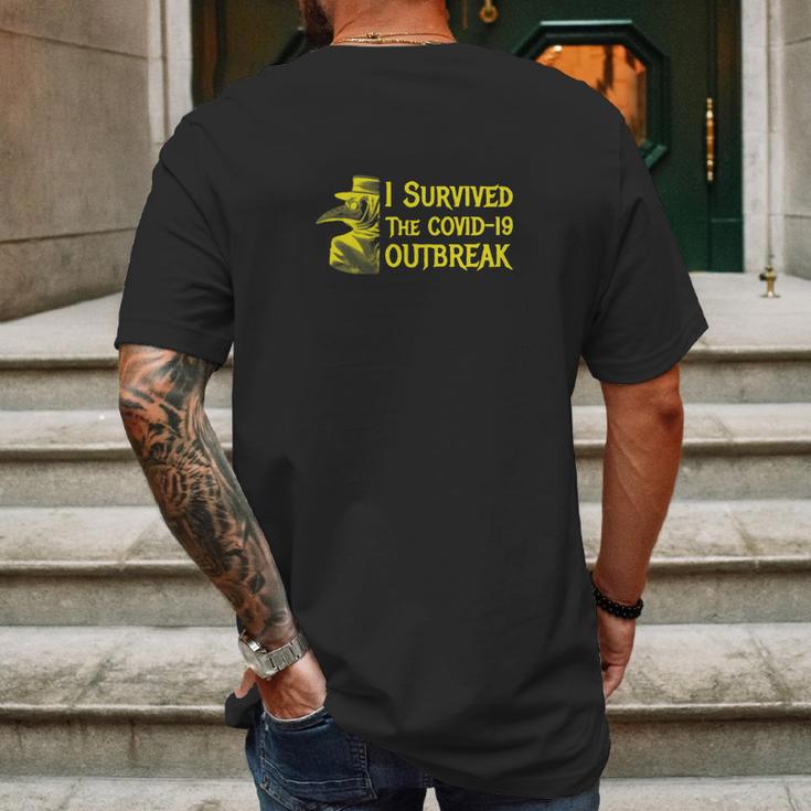 I Survived The Covid-19 Outbreak Mens Back Print T-shirt Gifts for Men