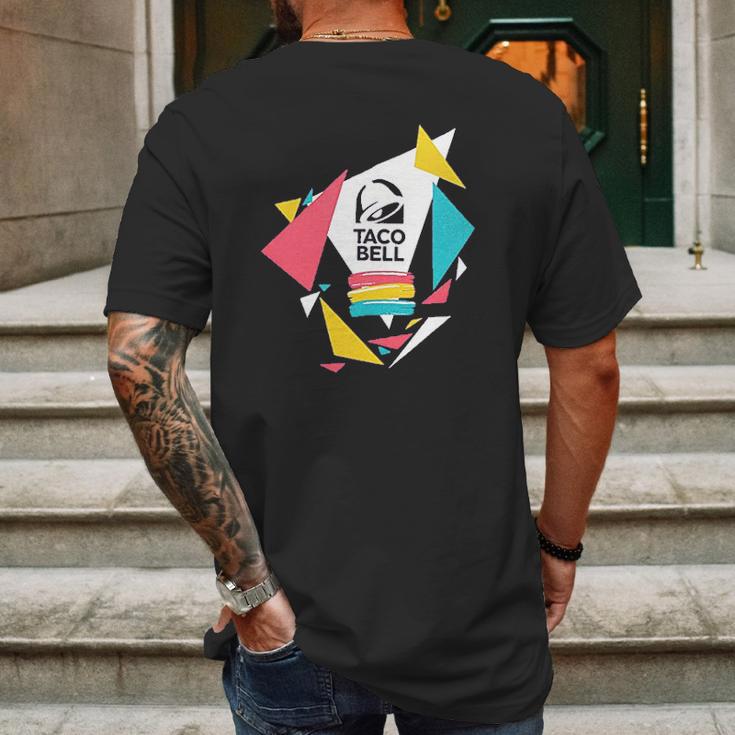 Taco Bell Confetti Logo Mens Back Print T-shirt Gifts for Men