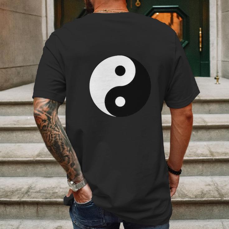 Tai Chi Yin Yang Symbol Mens Back Print T-shirt Gifts for Men